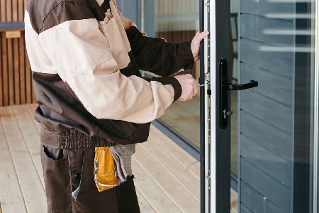 Cleaning And Polishing Glass Door Installation in Daytona Beach, FL